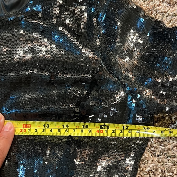 Neil Bieff vintage 80’s all black sequin dress approximate size 6 - Picture 8 of 8